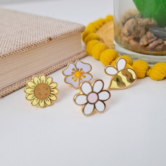 Floral Mini Pin Set