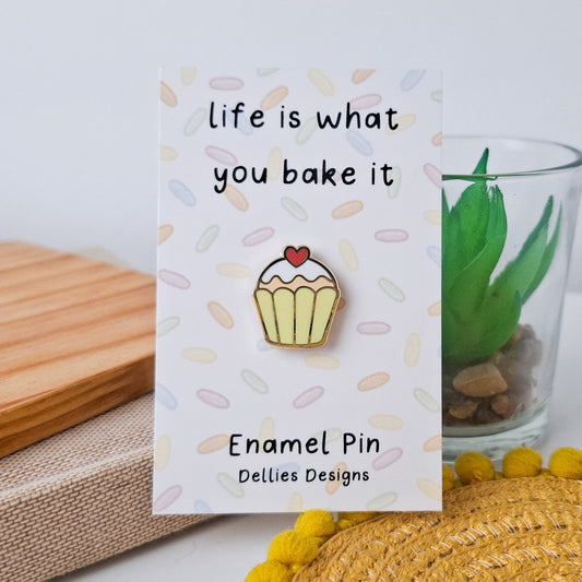 Cupcake Enamel Pin