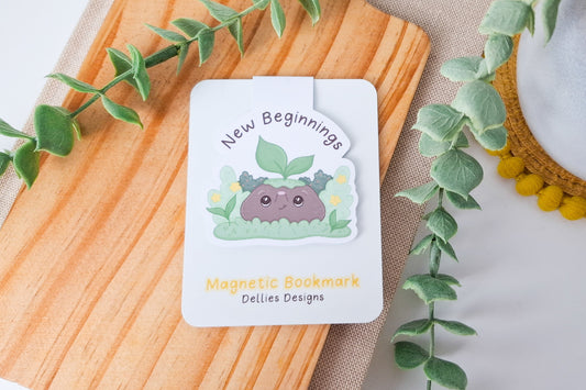 New Beginnings - Magnetic Bookmark