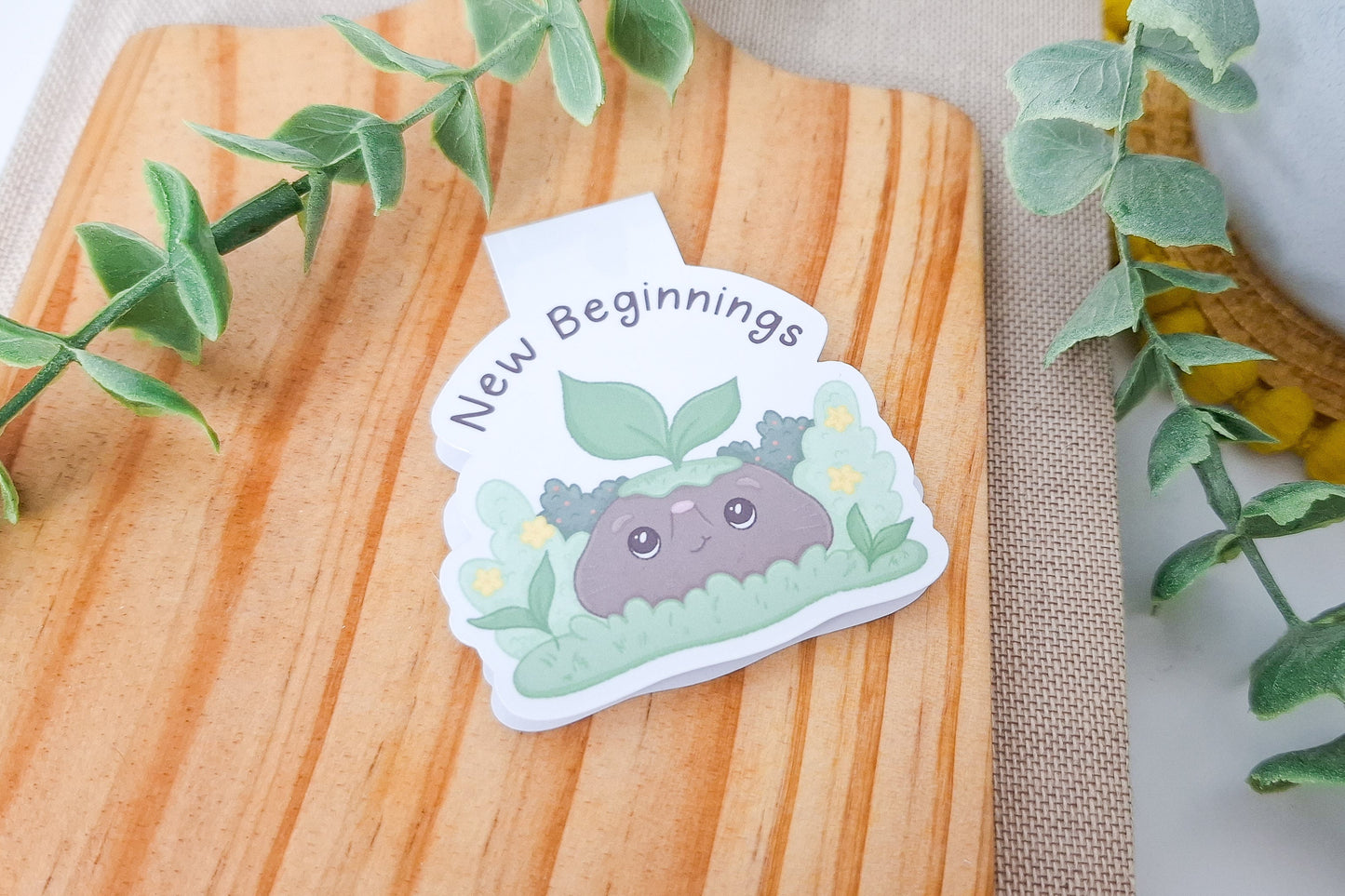 New Beginnings - Magnetic Bookmark