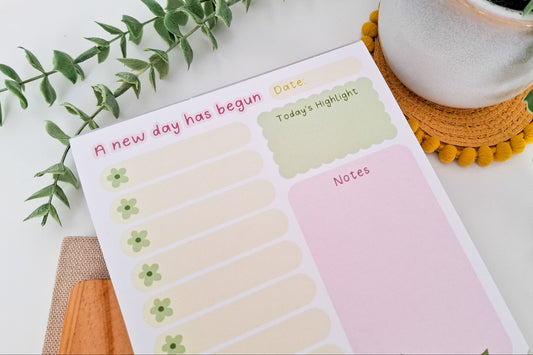 A5 Daily Planner - A New Day