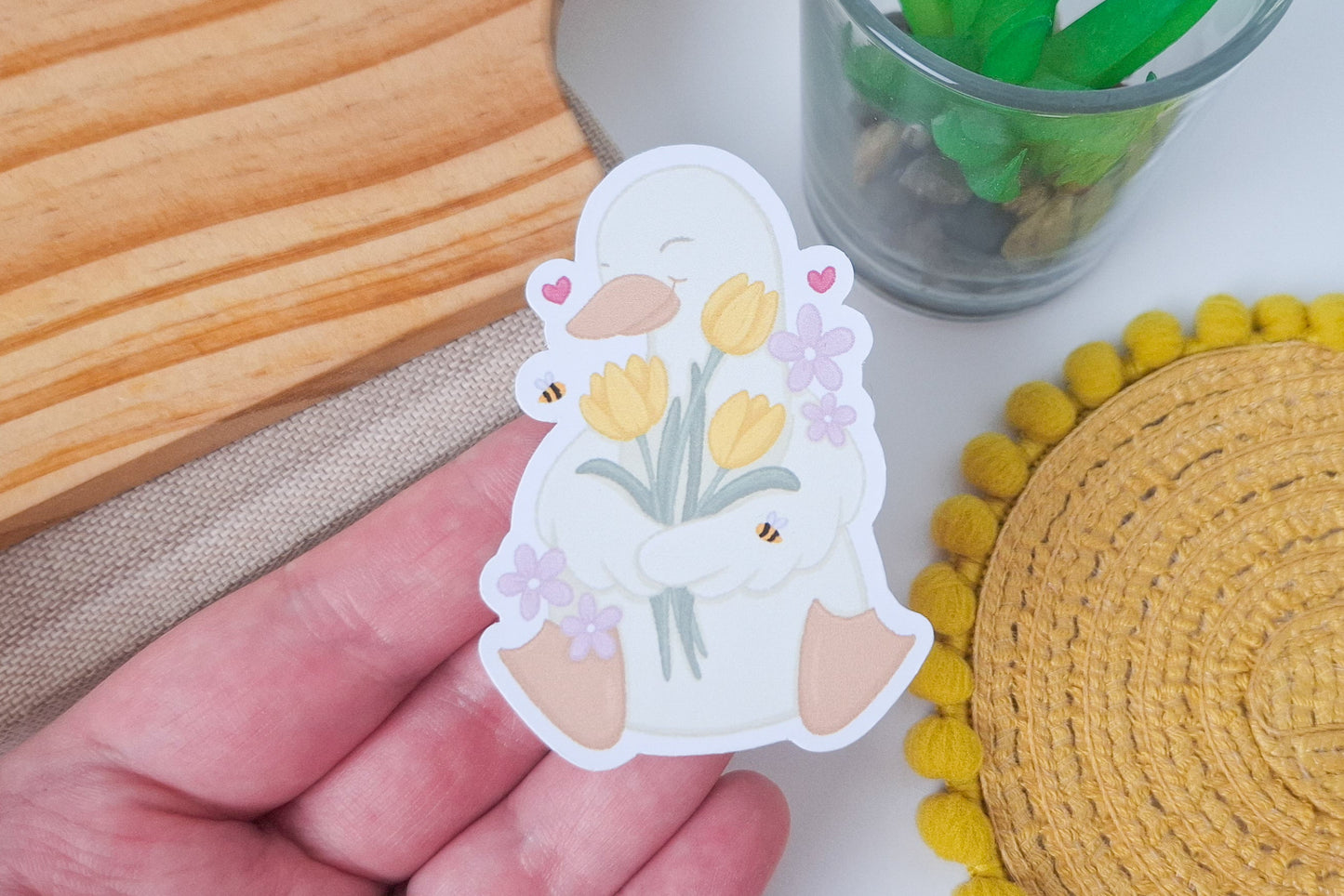 Tulip Ducky Sticker