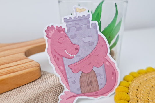 Castle Dragon Sticker