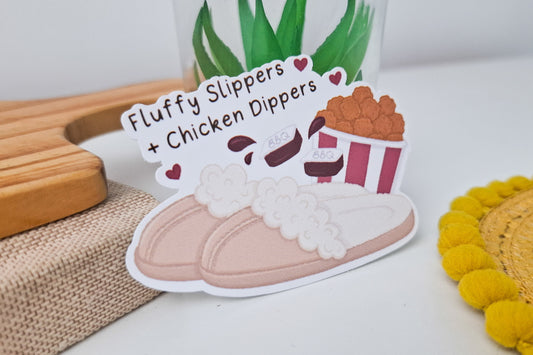 Slippers & Dippers Sticker