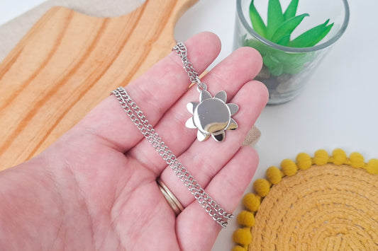 Silver Plated Sunshine Necklace