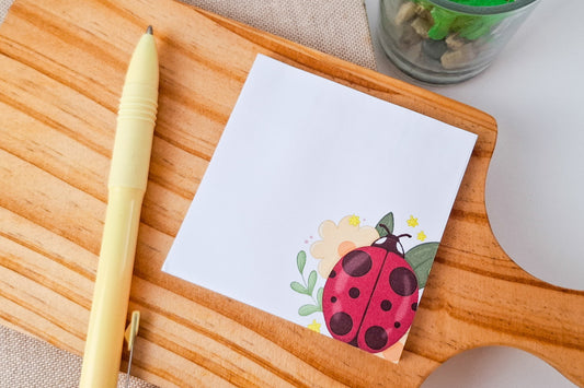 Ladybug Sticky Notes