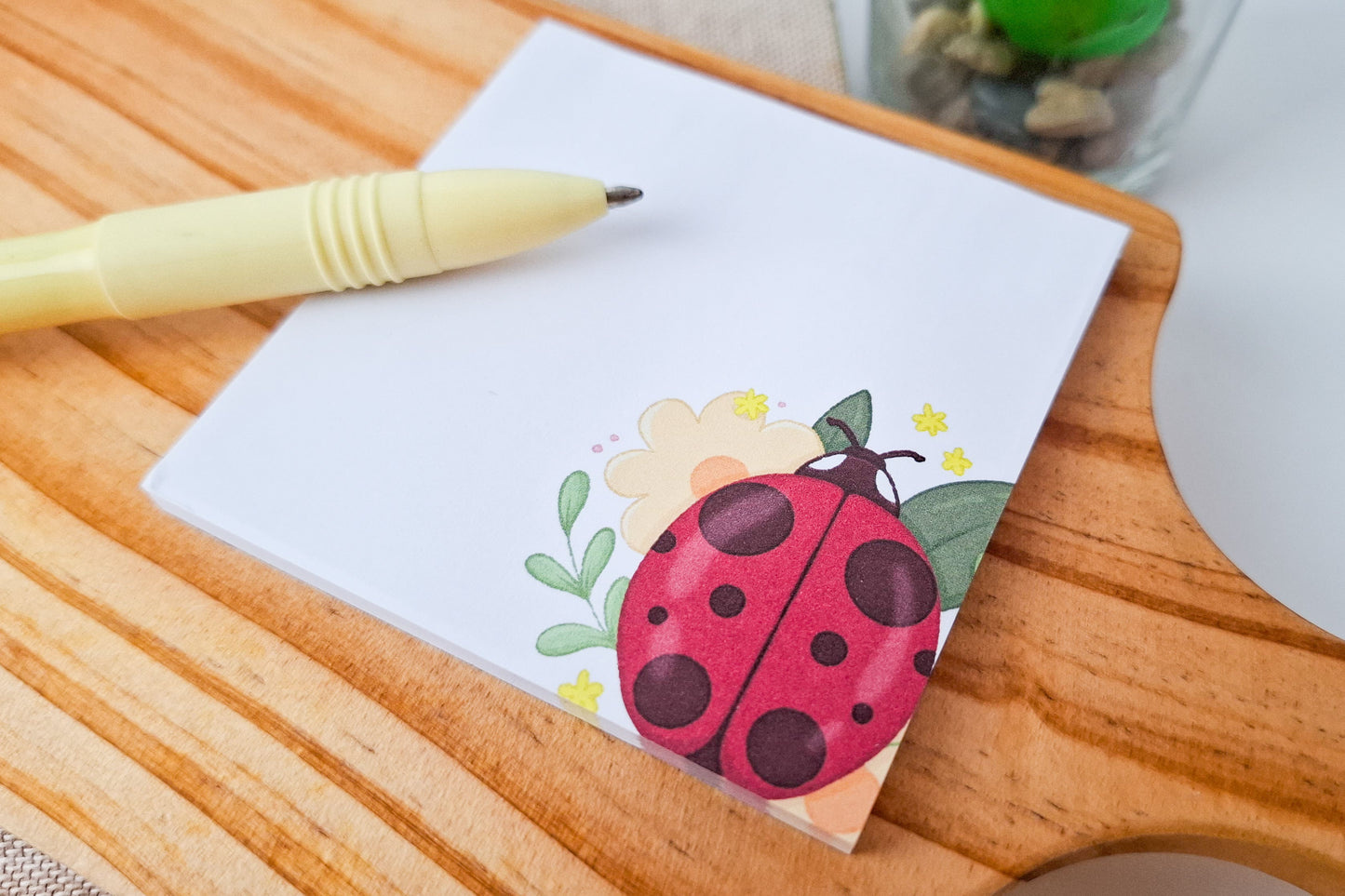 Ladybug Sticky Notes