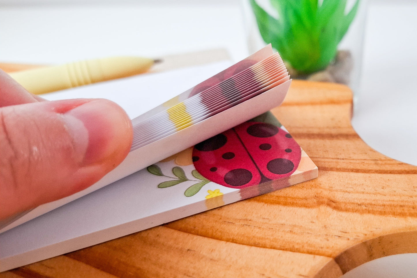Ladybug Sticky Notes
