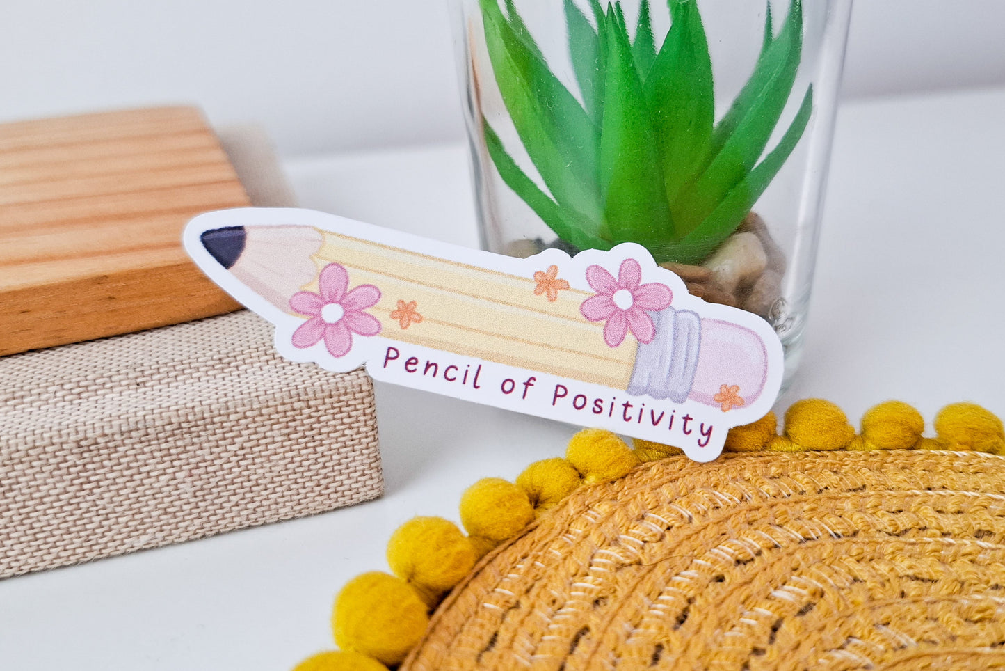 Pencil of Positivity Sticker