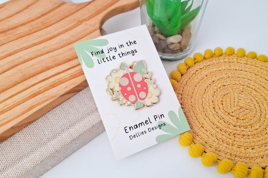 Ladybug Enamel Pin