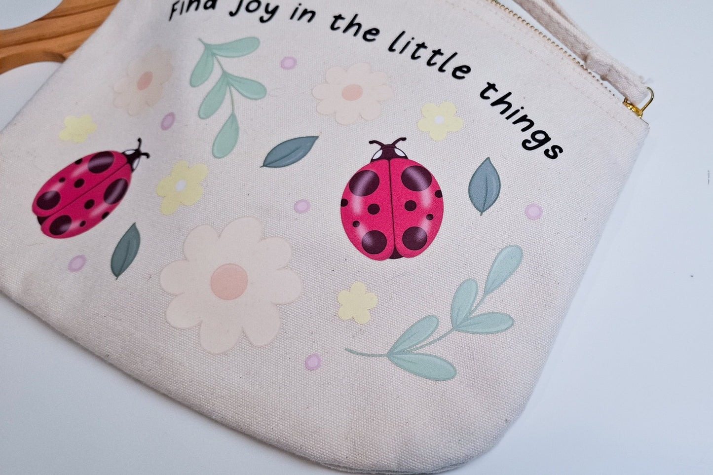 Large Find Joy Pattern Pouch