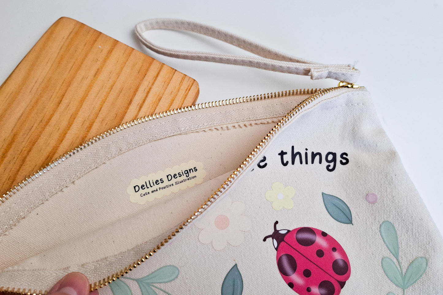 Large Find Joy Pattern Pouch