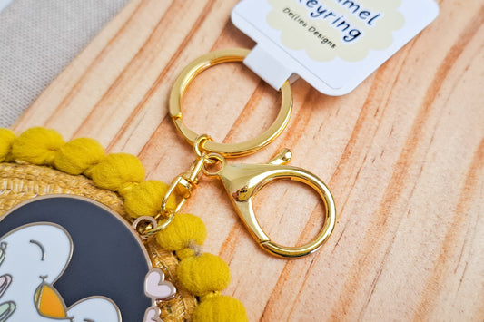 Stationery Pecka Enamel Keychain