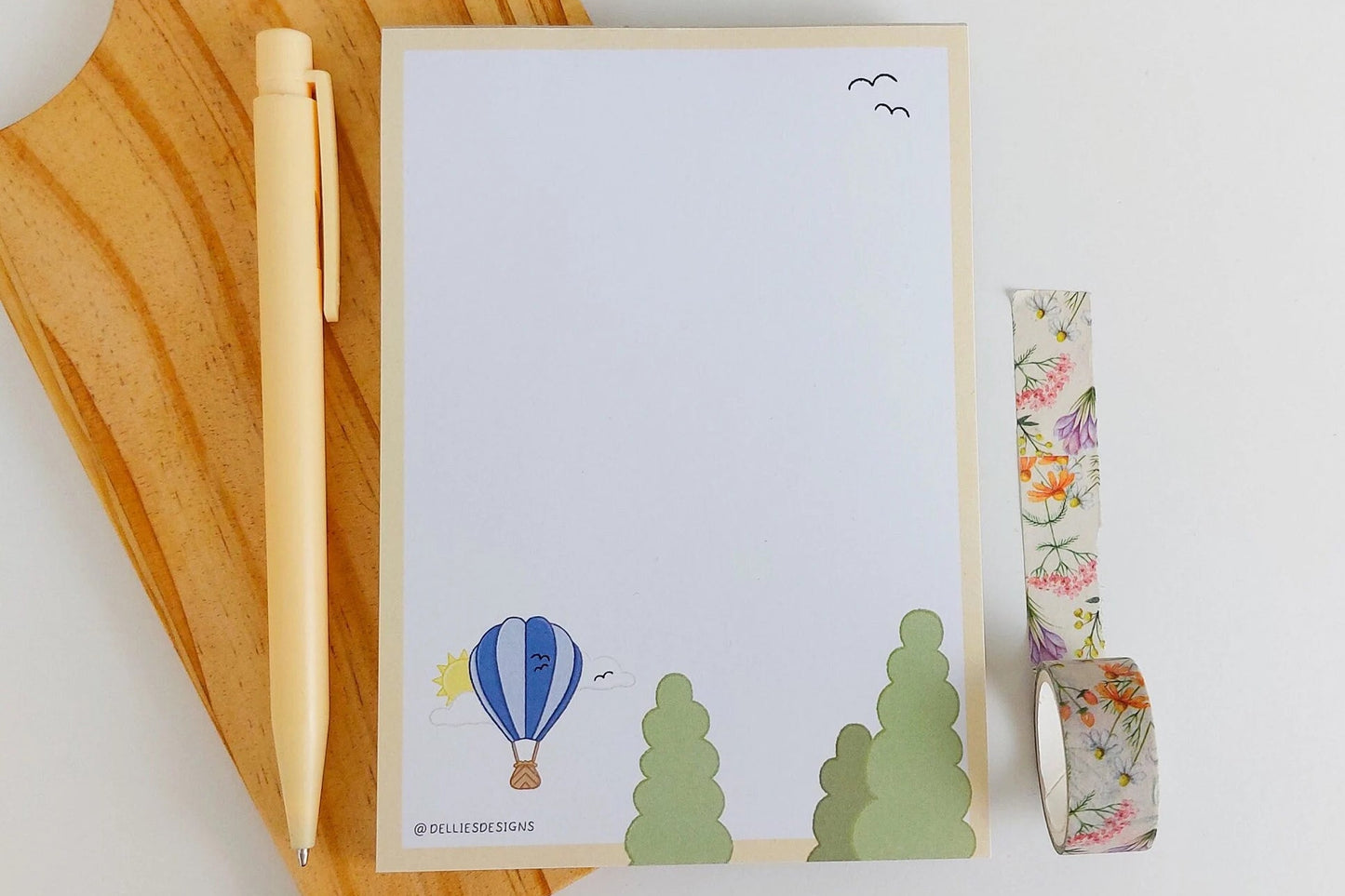 Hot Air Balloon Notepad
