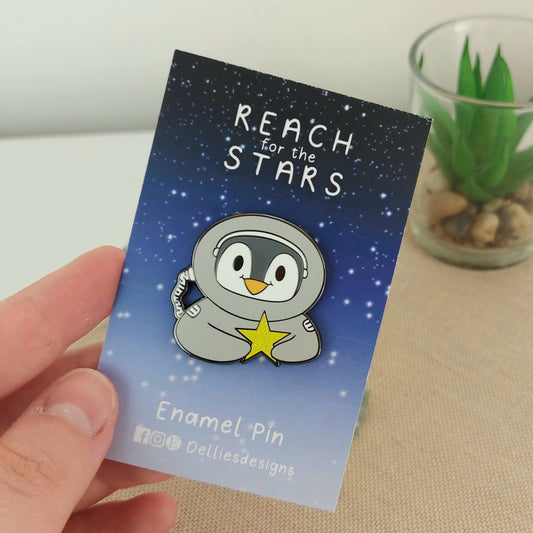 Pecka Reach for the Stars Enamel Pin
