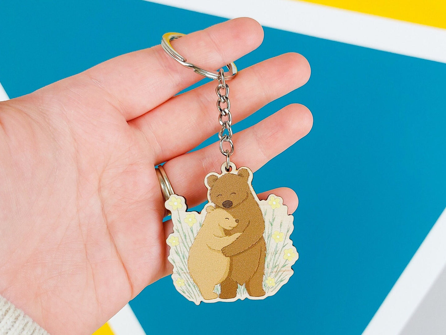 Bear Hug Keyring