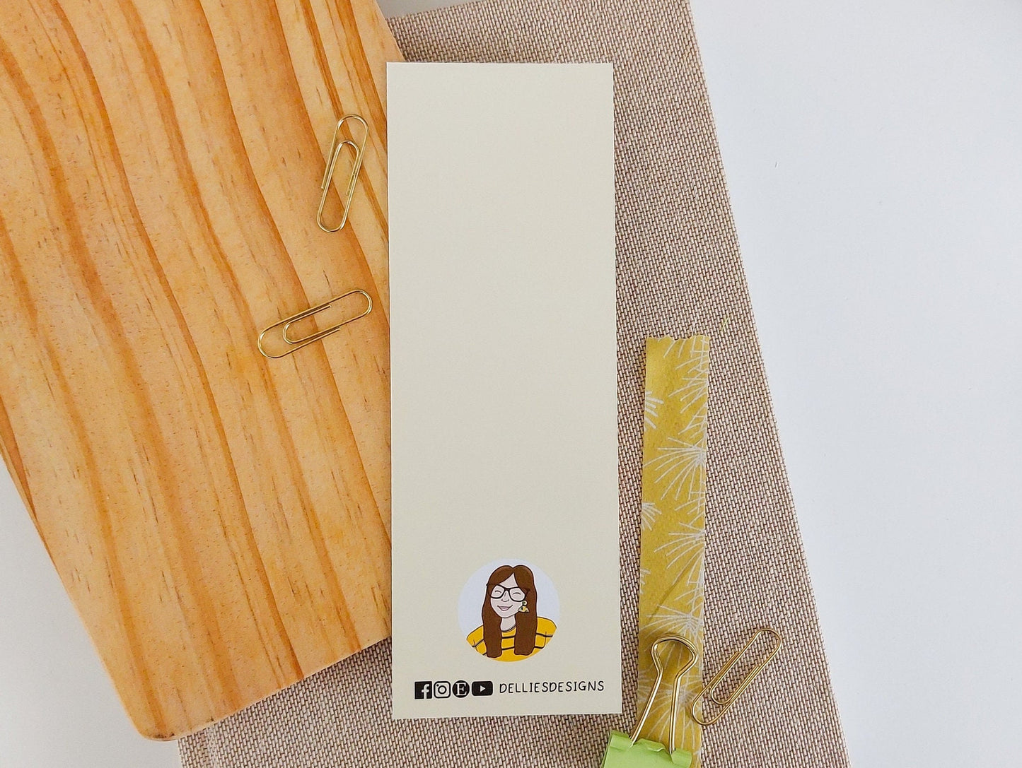 Rainy Day Teddy Bear Bookmark