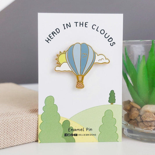 Head in the Clouds Enamel Pin