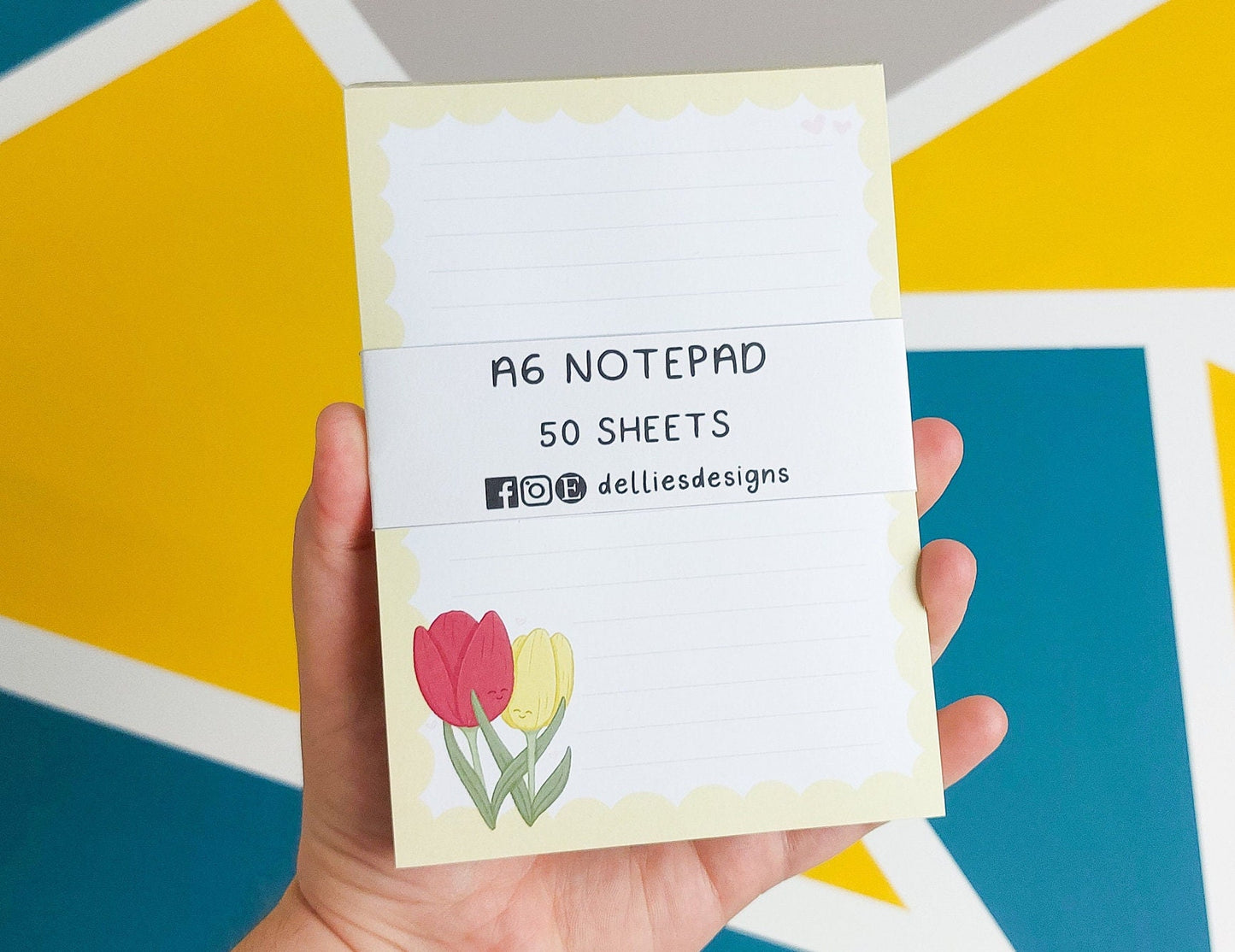 A6 Tulip Notepad