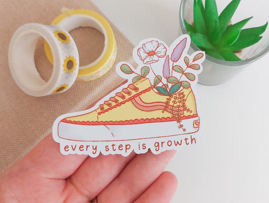 Every Step is Growth Sticker