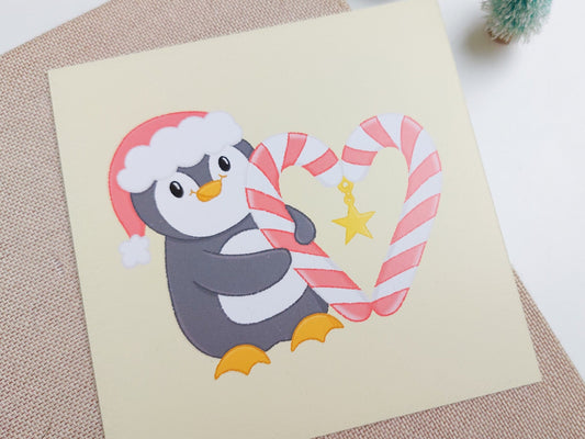 Candy Cane Lane Story Postcard