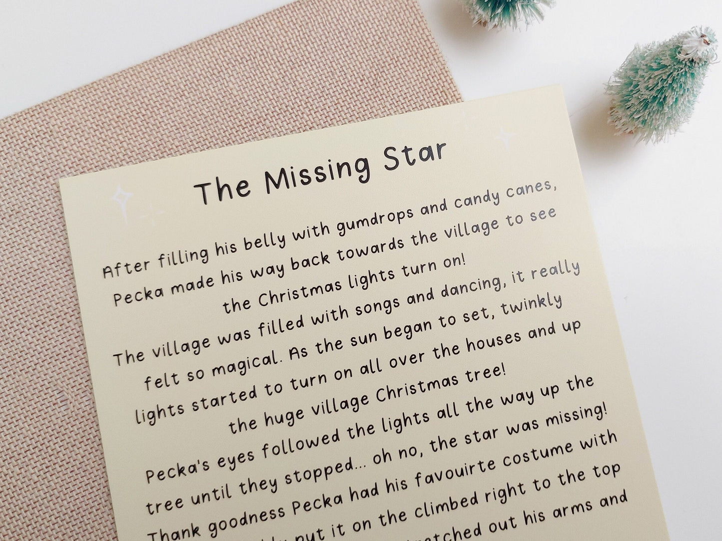 Star Pecka Story Postcard