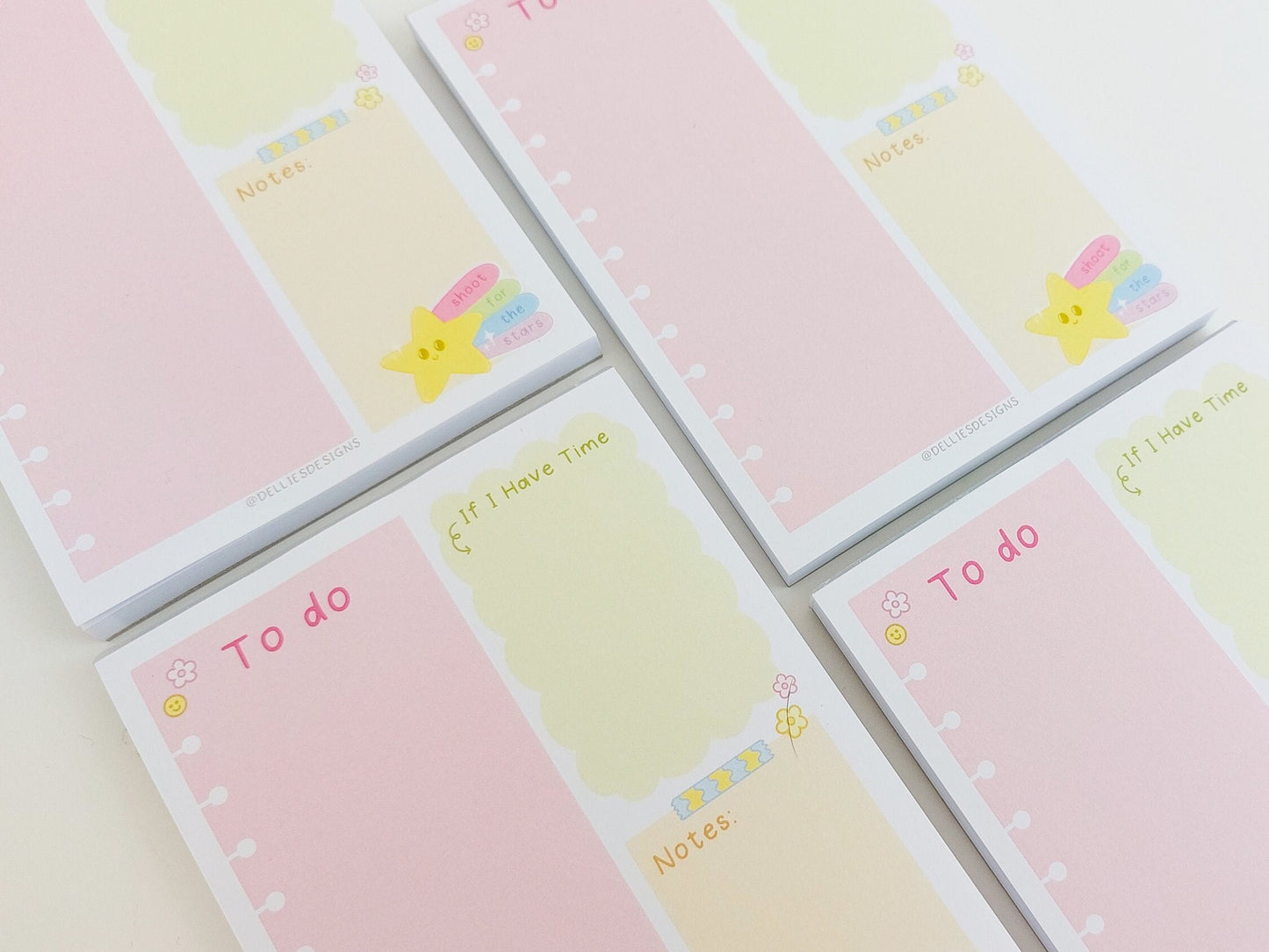 A6 Shoot For The Stars Notepad - To Do List