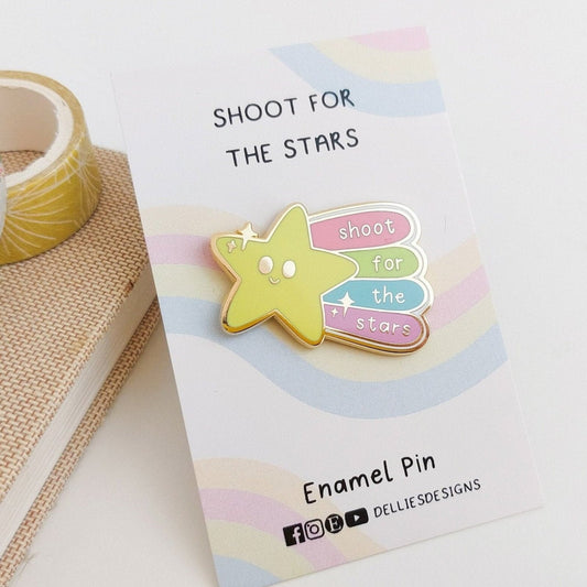 Shoot For The Stars Enamel Pin