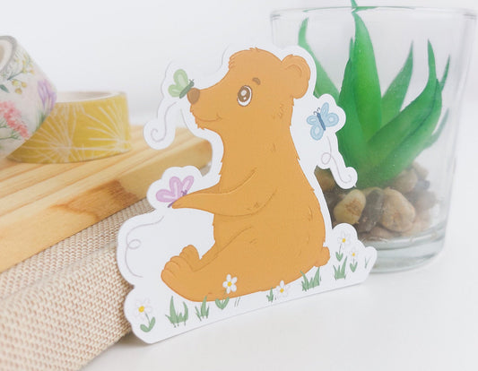 Butterfly Bear Sticker