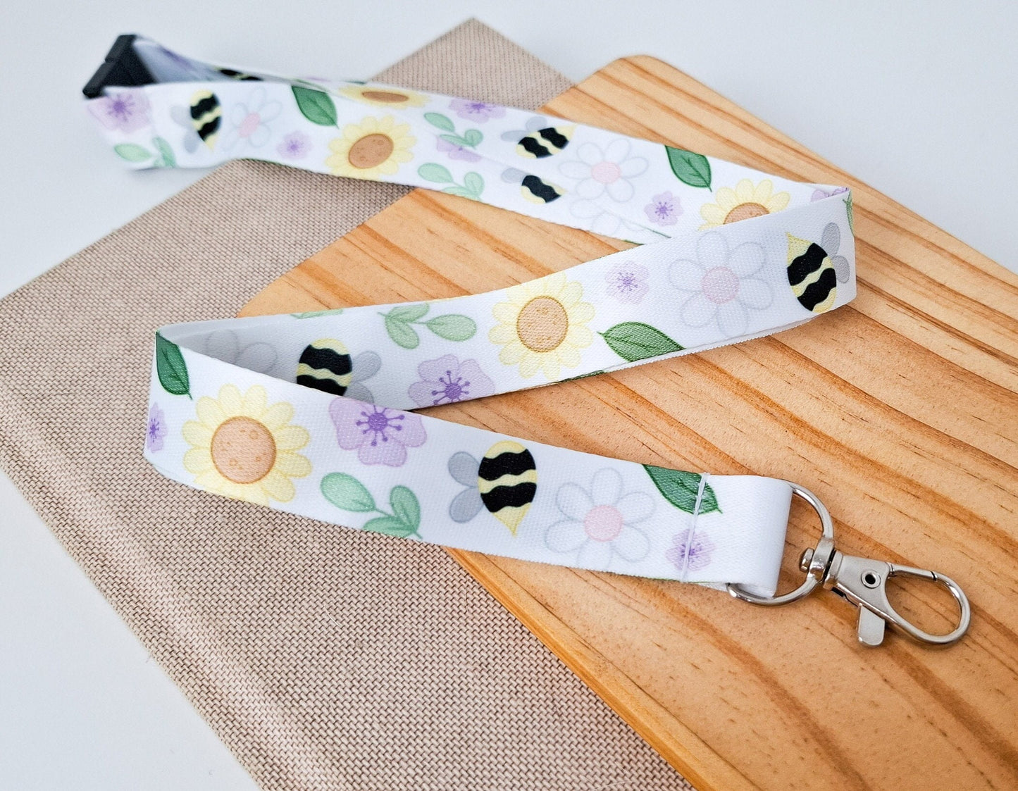 Blossom Lanyard With Safety Clasp