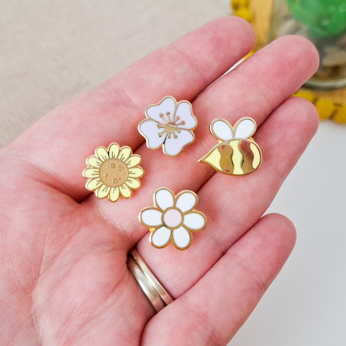 Floral Mini Pin Set