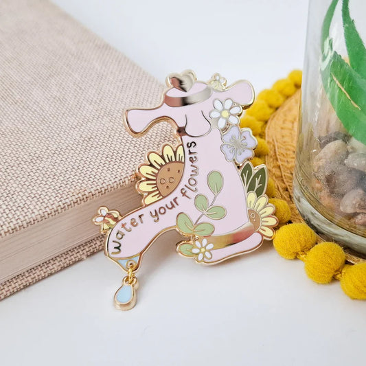 SECONDS - Water Your Flowers Pin