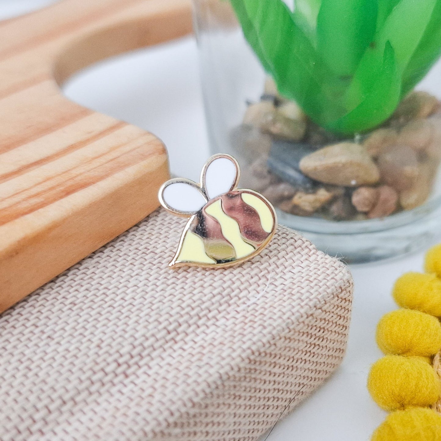 Mini Bee Enamel Pin