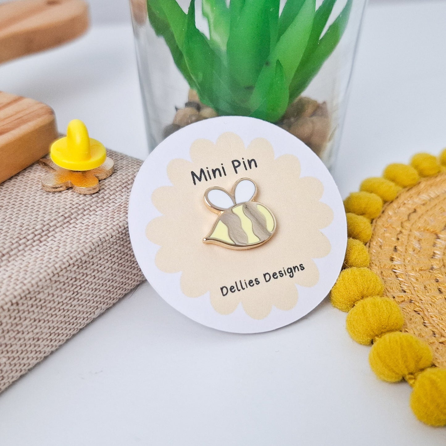 Mini Bee Enamel Pin