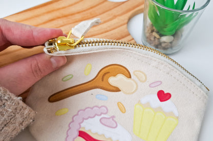 Small Baking Theme Zip Pouch