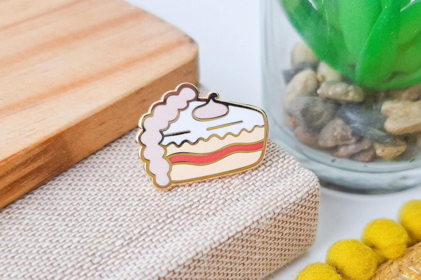 Cake Slice Enamel Pin