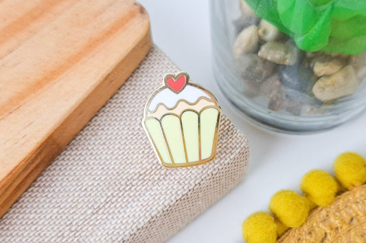 Cupcake Enamel Pin