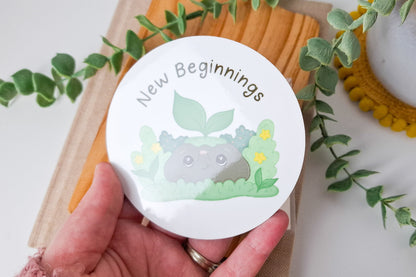 Coaster - New Beginnings Quote