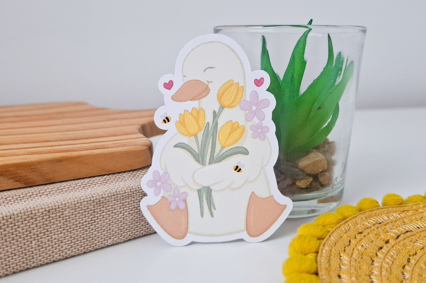 Tulip Ducky Sticker