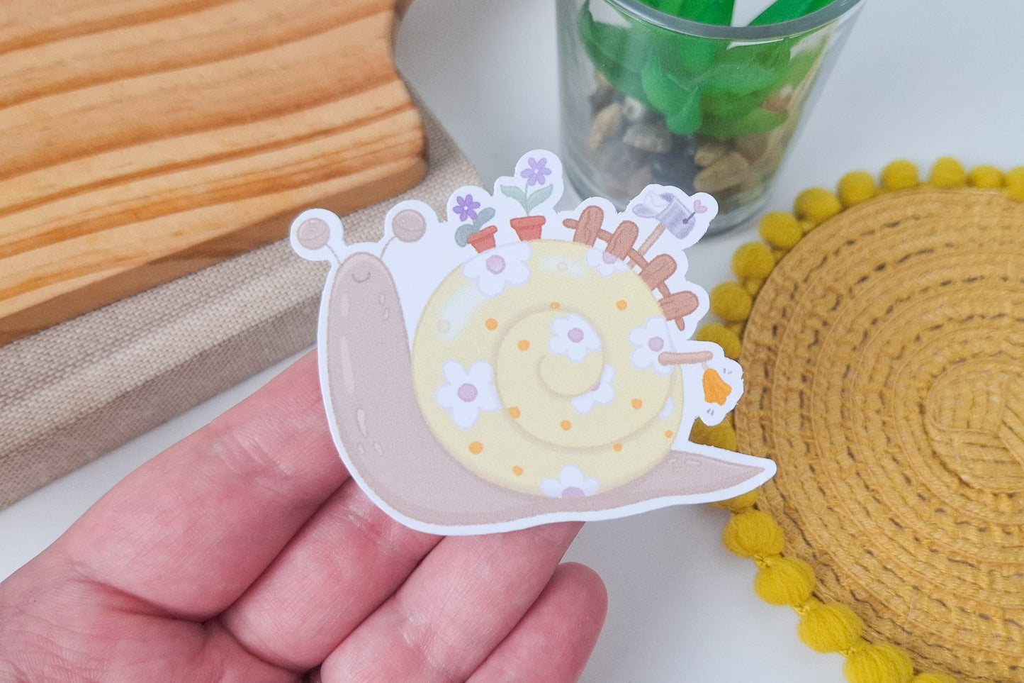 Snail Home Sticker