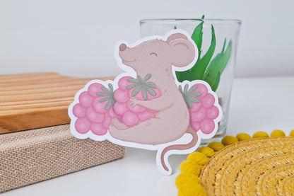 Raspberry Mouse Sticker