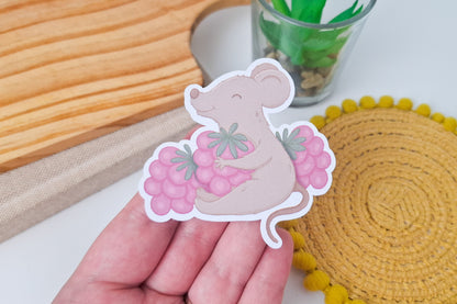 Raspberry Mouse Sticker