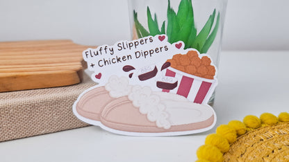 Slippers & Dippers Sticker
