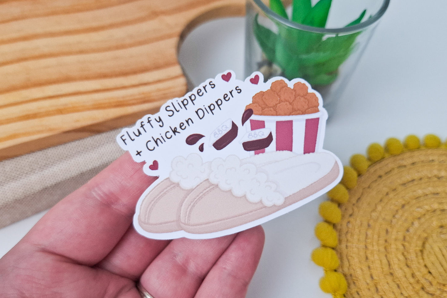 Slippers & Dippers Sticker