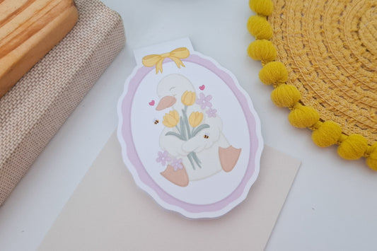 Tulip Ducky Magnetic Bookmark