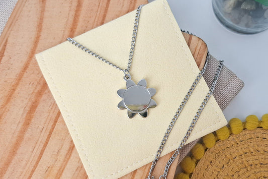 Silver Plated Sunshine Necklace