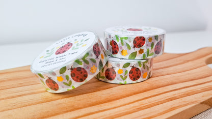 Little Ladybug Gold Foil Washi Tape