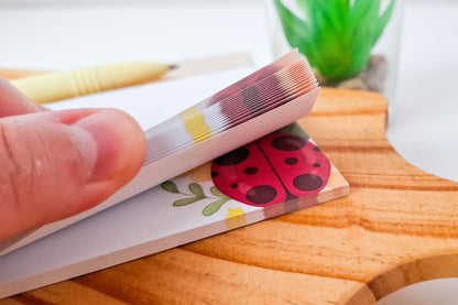 Ladybug Sticky Notes