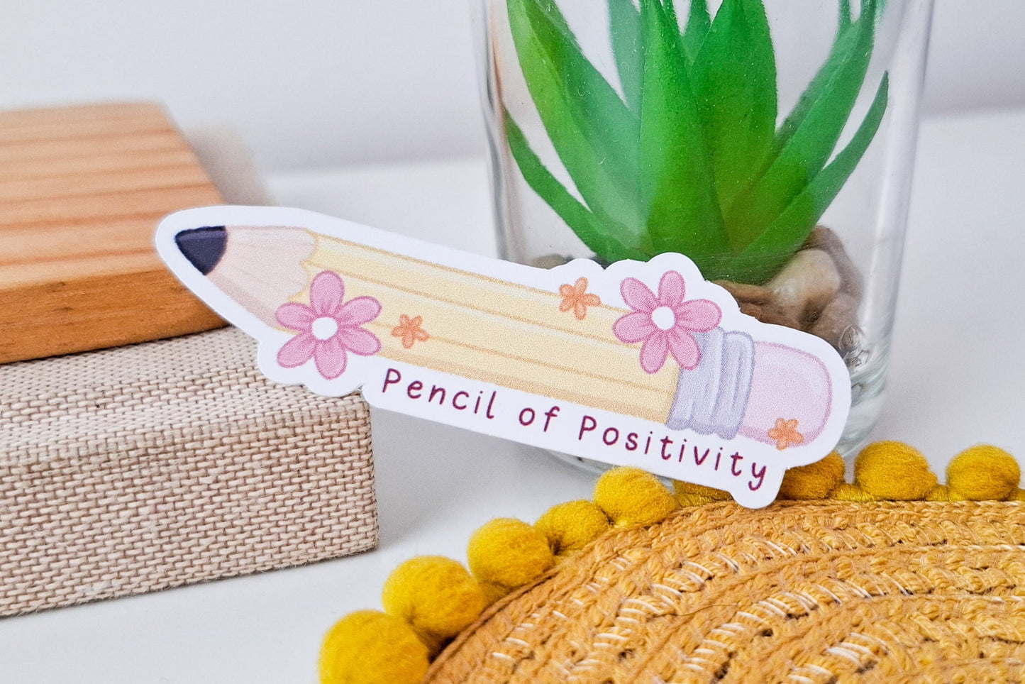 Pencil of Positivity Sticker