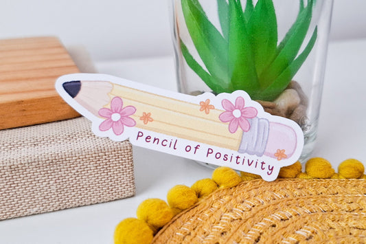 Pencil of Positivity Sticker